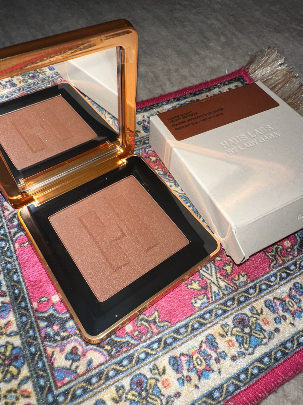 Haus Labs By Lady GaGa Power Sculpt Velvet Bronzer in Deep Level 10 NEW